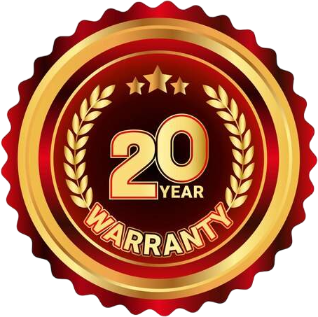 Logo 20 year warranty